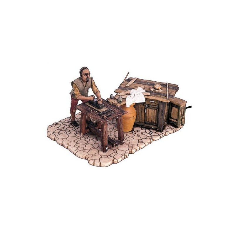 Falegname in movimento cm. 15