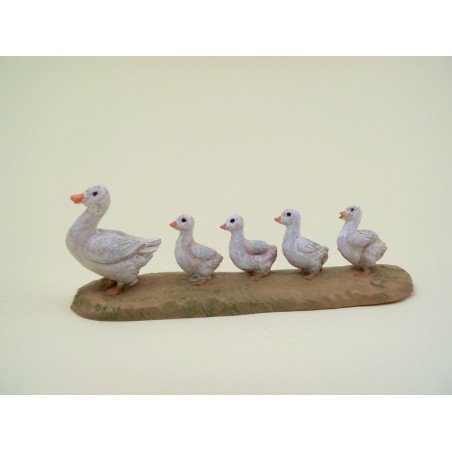 Famiglia anatre cm 12
