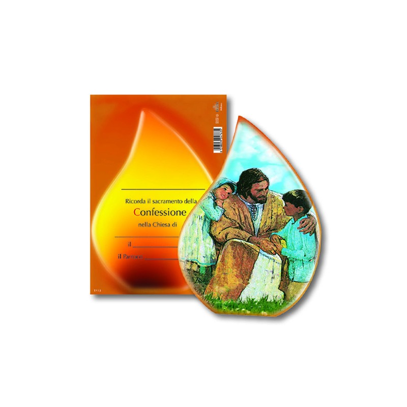 Fiammella Riconciliazione in legno e cartoncino