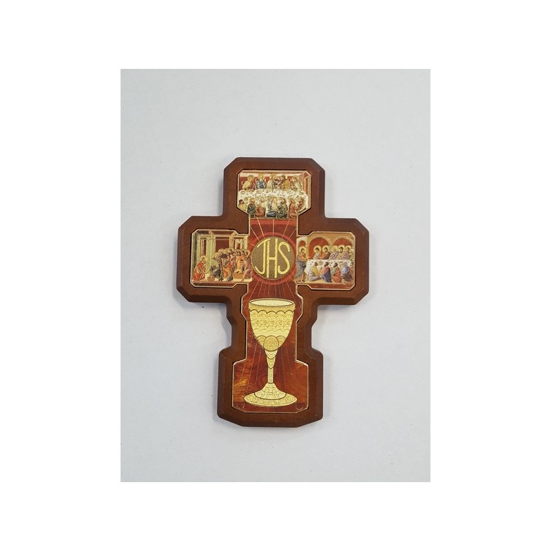 FINE SERIE 8 pezzi - Croce con simboli Comunione