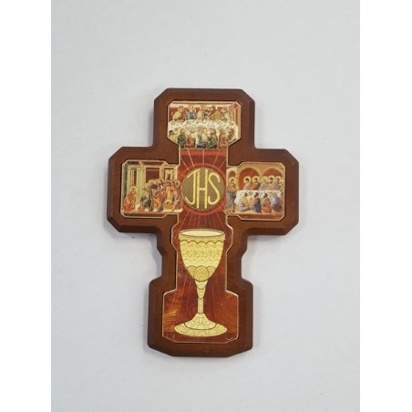 FINE SERIE 8 pezzi - Croce con simboli Comunione