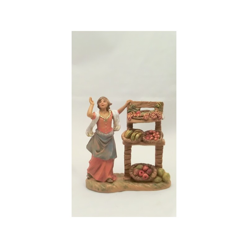 Fruttivendola con banco cm 9,5