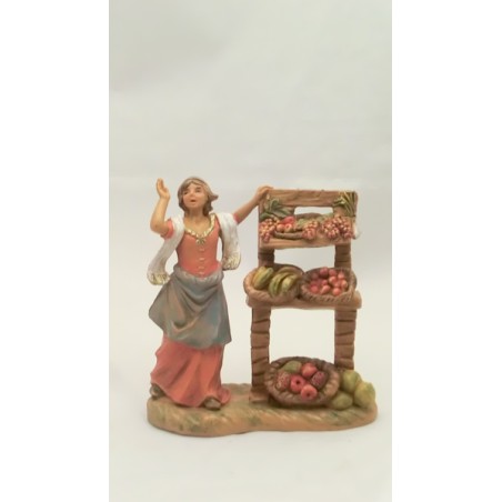 Fruttivendola con banco cm 9,5