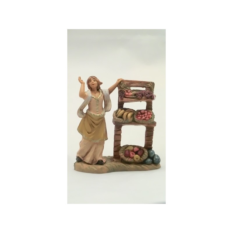 Fruttivendola con banco cm. 6,5