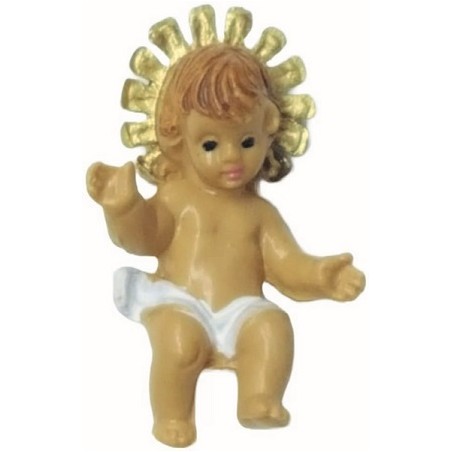 cm. 4 Bambino con aureola in pvc