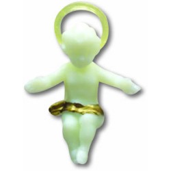 Gesù Bambino fosforo cm. 4
