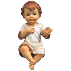 Gesù Bambino in resina cm. 16