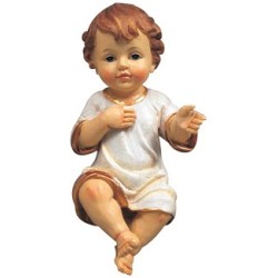 Gesù Bambino in resina cm. 6,5