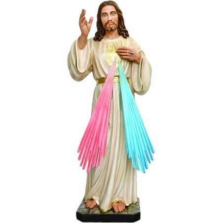 Gesù Misericordioso resina cm. 60