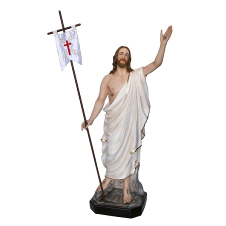Gesù Risorto in vetroresina cm. 130