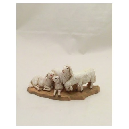 Gregge di pecore adatto a cm 12