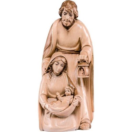 Gruppo natività Noèl mordente cm. 12 in legno