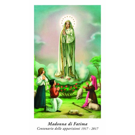 Immagine carta Madonna di Fatima