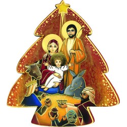 Immagine in pvc alberello Natività