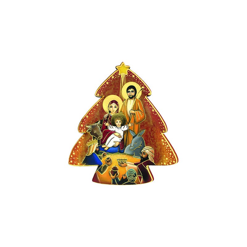 Immagine in pvc alberello Natività