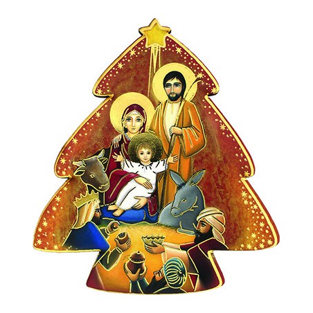 Immagine in pvc alberello Natività