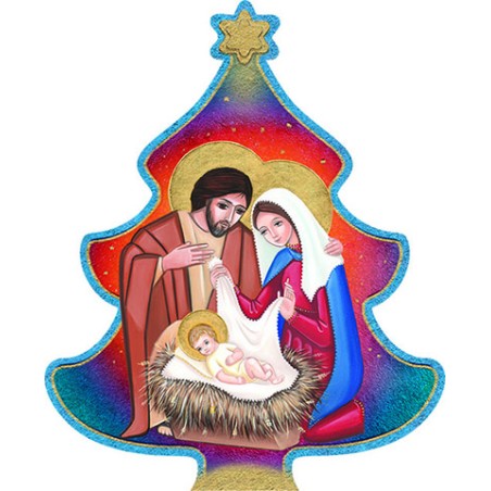 Immagine in pvc alberello Natività