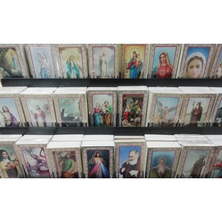 Immagini oro a caldo (100 pz) con preghiera sul retro