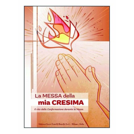 Libretto in carta "La Messa della mia Cresima"