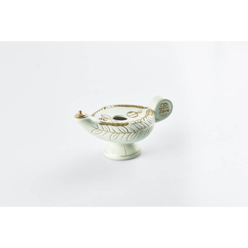 Lucerna porcellana bianca