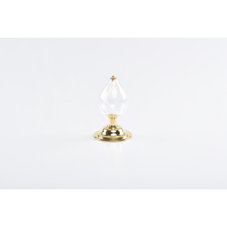 Lume a goccia su basetta metallo cm. 14