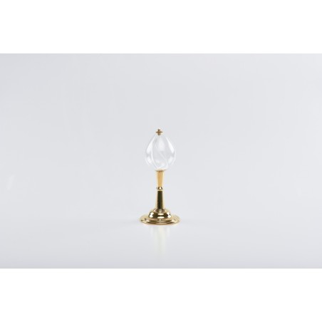 Lume a goccia su basetta stelo metallo cm. 22