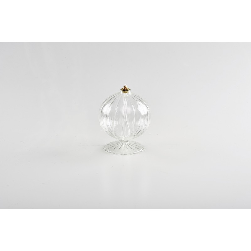 Lume melograno vetro soffiato base