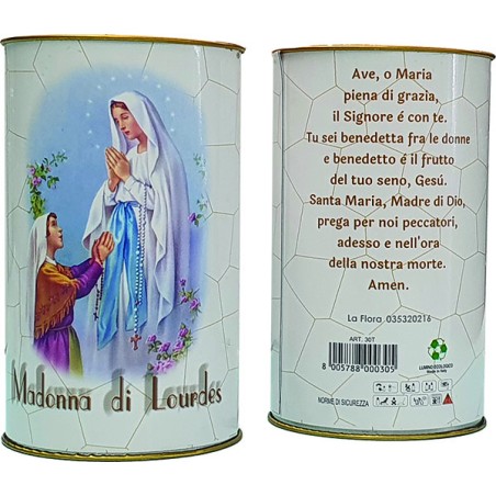 Lumino Ecologico cm. 10 - Madonna di Lourdes