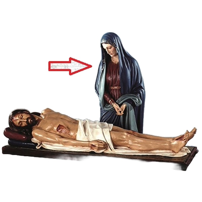 Madonna Addolorata in vetroresina cm. 170