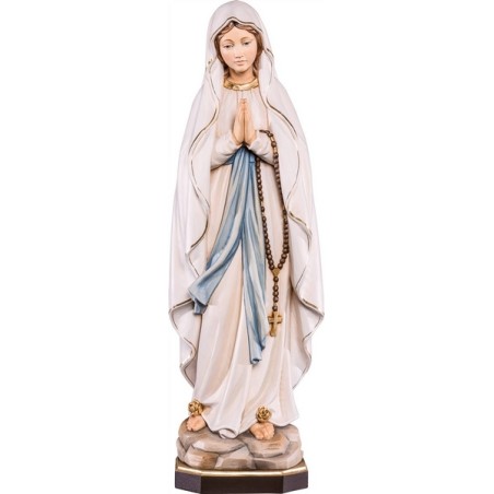 Madonna di Lourdes cm. 30 in legno