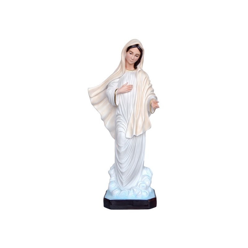 Madonna di Medjugorje in resina cm. 80