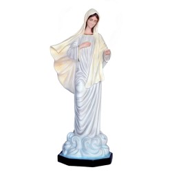 Madonna di Medjugorje in vetroresina cm. 130