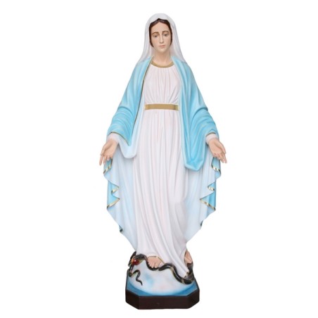 Madonna Miracolosa in vetroresina cm. 160