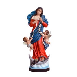 Maria che scioglie i nodi in resina cm. 100