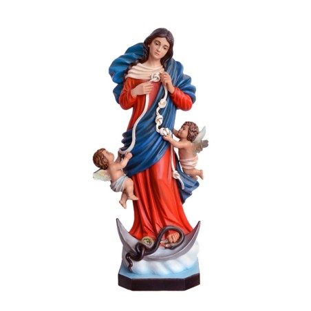 Maria che scioglie i nodi in resina cm. 100