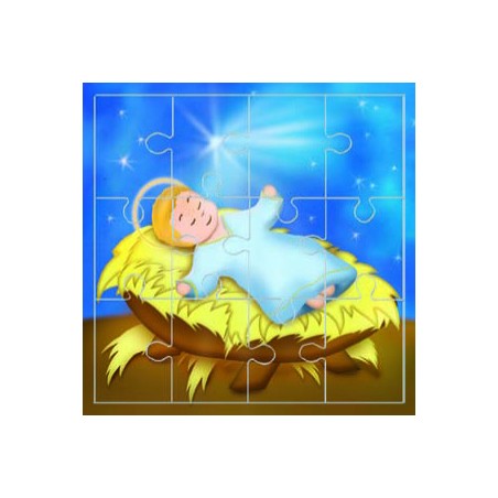 Mini puzzle Gesù Bambino 9x9