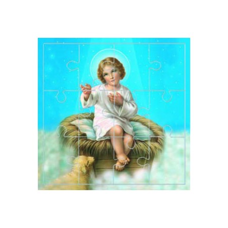 Mini puzzle Gesù Bambino 9x9