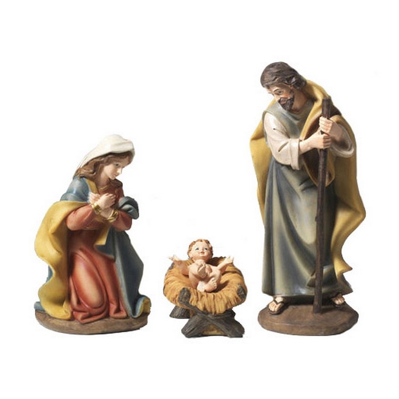 Natività 3 pz in resina cm. 56