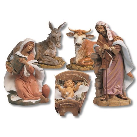 Natività 5 pezzi cm 45