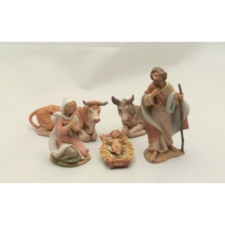 Natività 5 pezzi cm 9,5