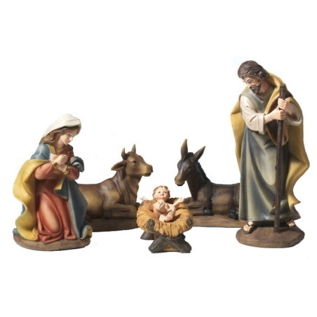 Natività 5 pz in resina cm. 56