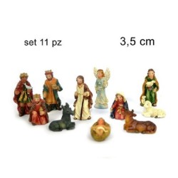 Natività 8 pz resina cm. 3,5