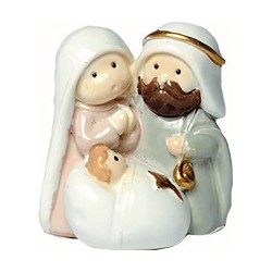 Natività naif in resina cm. 4