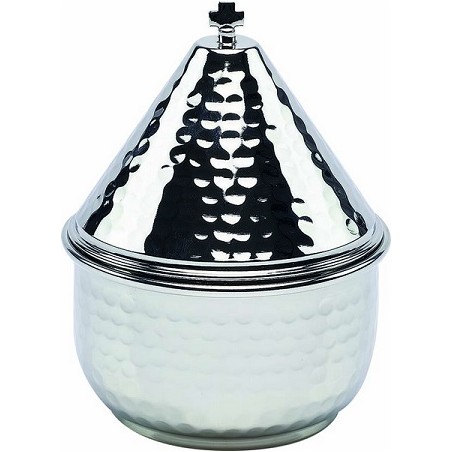 Navetta nikelata alt. cm.15,5x Ø cm. 11,5