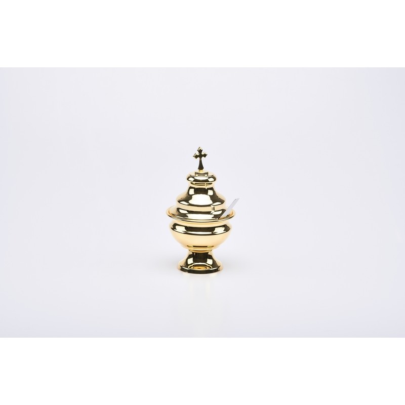 Navetta per turibolo classico dorato