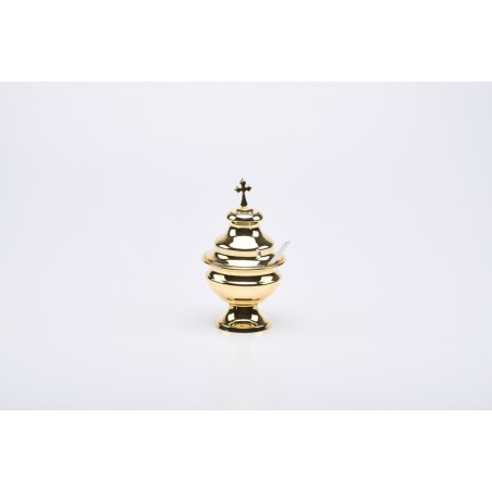 Navetta per turibolo classico dorato