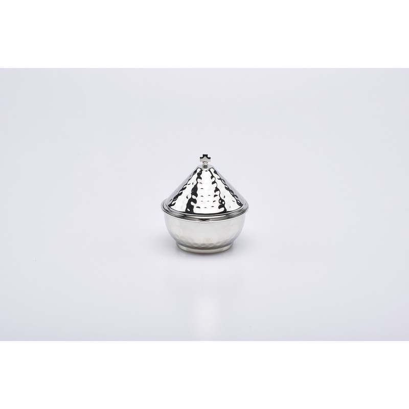 Navetta per turibolo nikelato Ø cm. 11