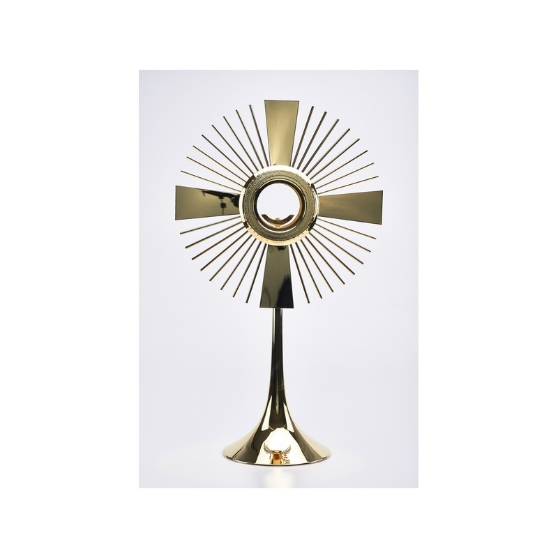 Ostensorio classico in ottone cm. 59