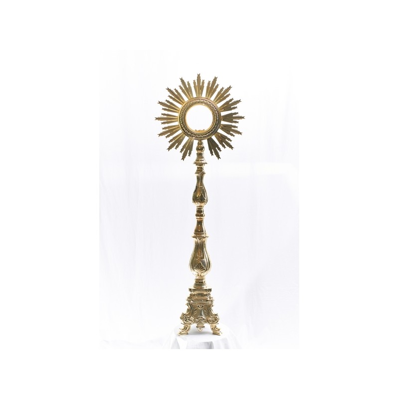 Ostensorio in stile 700 altezza cm. 100