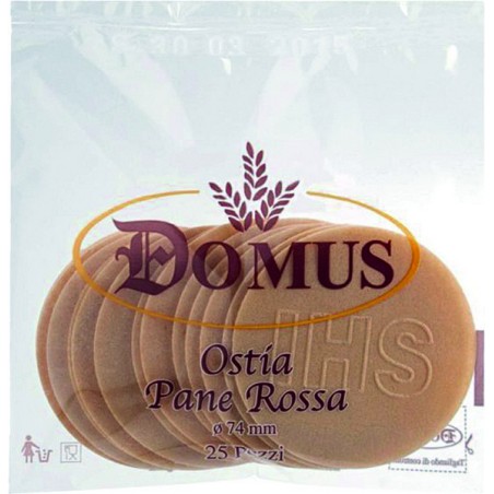 Ostia celebrante pane rossa Ø 7,4 (20 pz)